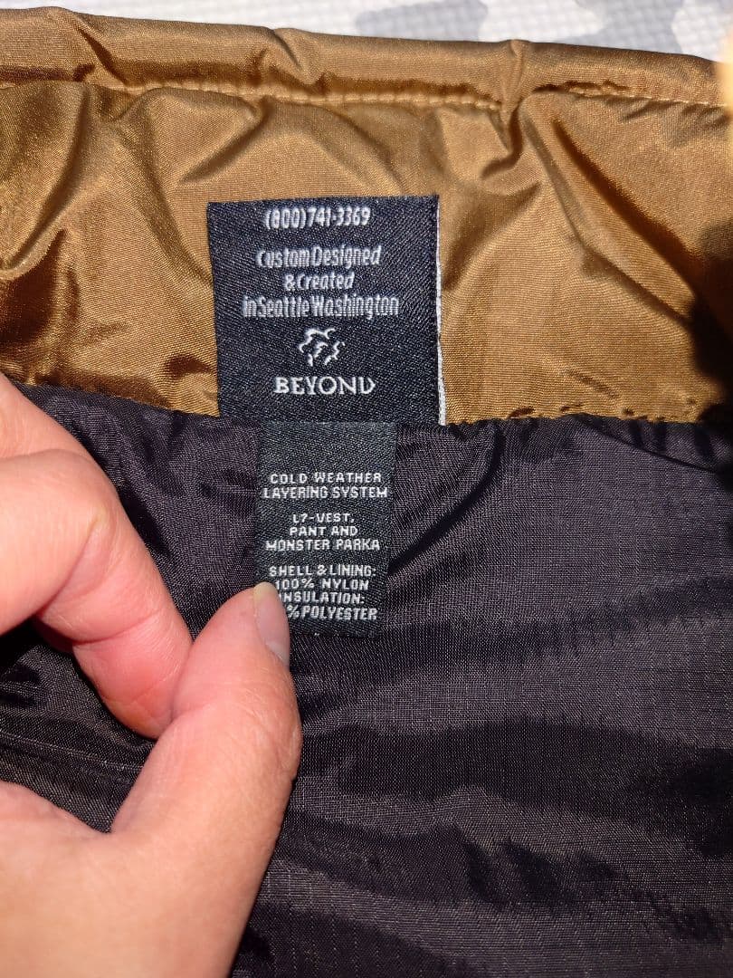 あけおめセール ほぼ未使用 beyond clothing L7ベスト