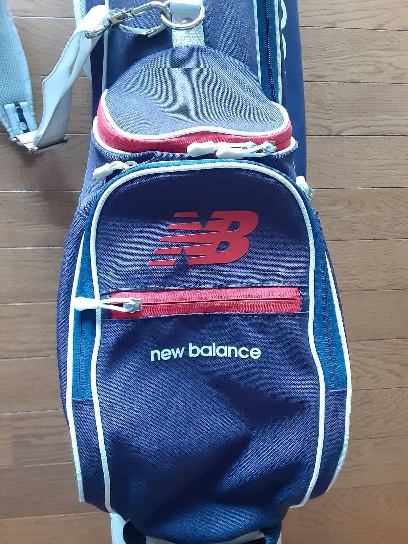 ニューバランス☆キャディバッグ スタンド式 ネイビー☆サブバッグ