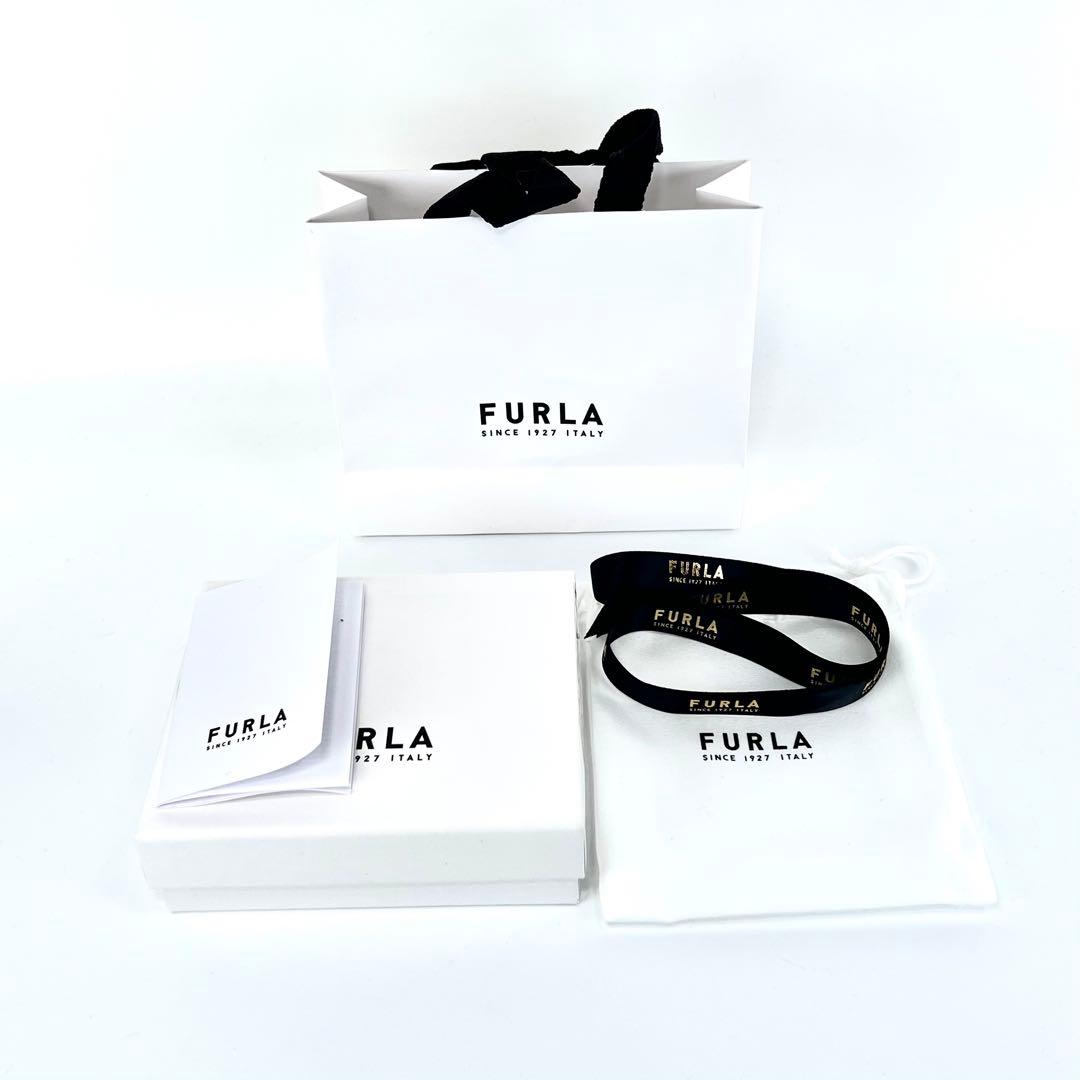 【新品 未使用】FURLA CAMELIA 4連キーケース ライトグレー