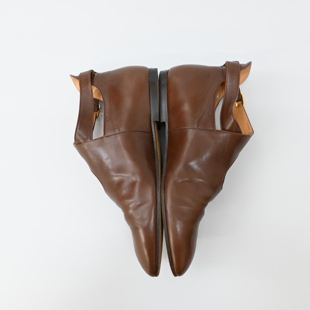 ■ 47987★年 HERMES エルメス フラットシューズ ブラウン