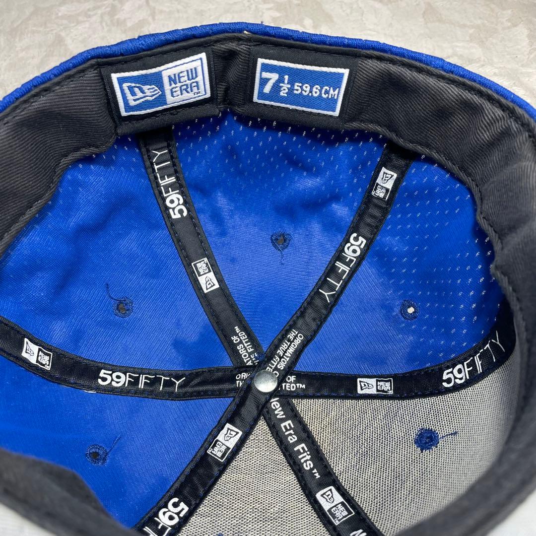 横浜ベイスターズ NEW ERA キャップ 旧ロゴ β ベータ 青色 - メルカリ