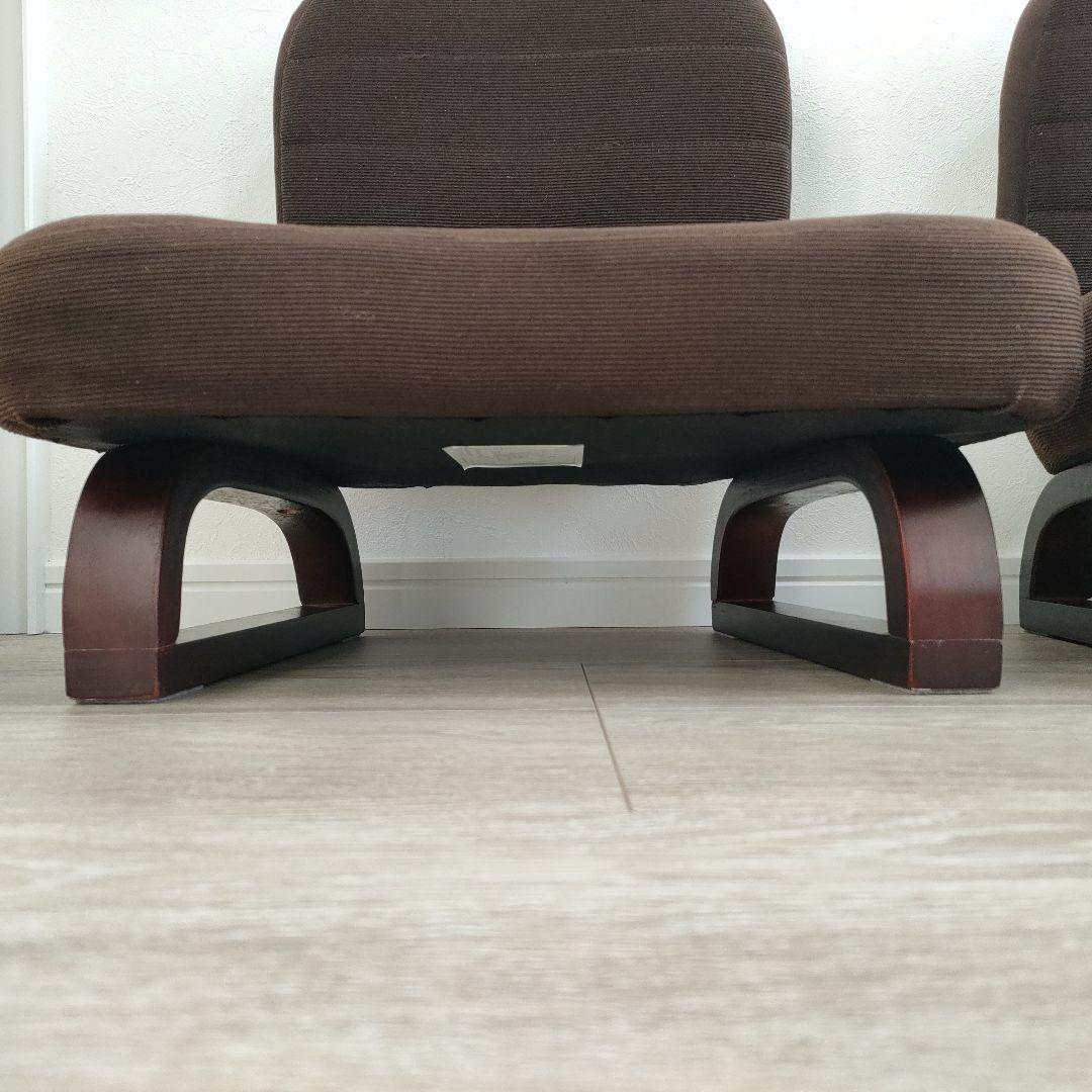 [山善] 座椅子 座敷用椅子 あぐら座椅子 幅46cm折りたたみ 3脚セット