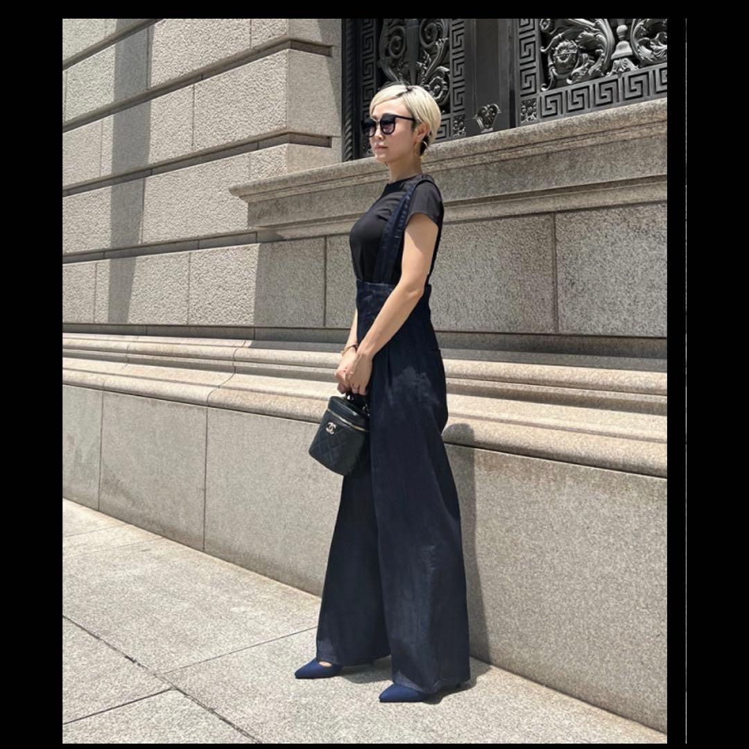 完売品◆JENNE デニム サロペット オーバーオール XL