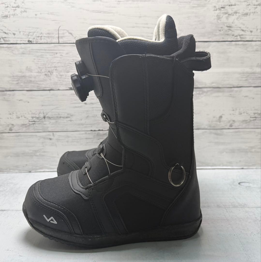 美品　VISIONPEAKS スノボブーツ 22.5 Atop黒 [E-80]