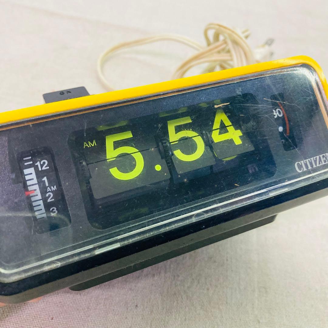 CITIZEN デジタル時計 ハイリーフ カーチス 5RDO25 パタパタ時計