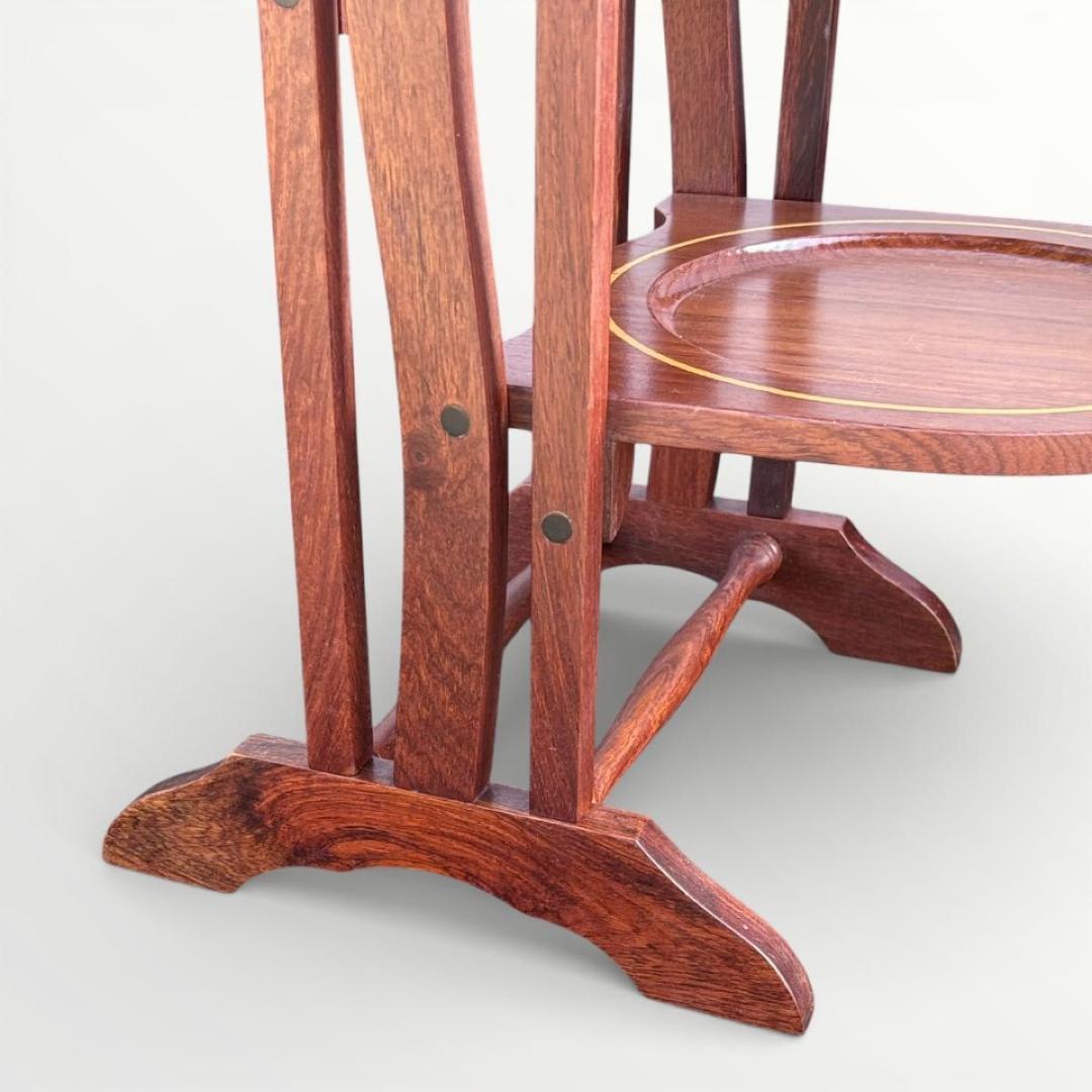 希少 英国アンティーク ケーキスタンド イギリス 折りたたみ