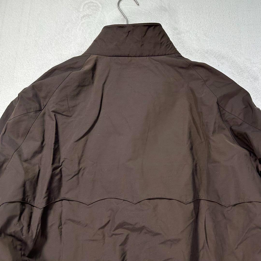 【BARACUTA】ハリントンジャケット　G9 首元ボタン付き　ブラウン　44