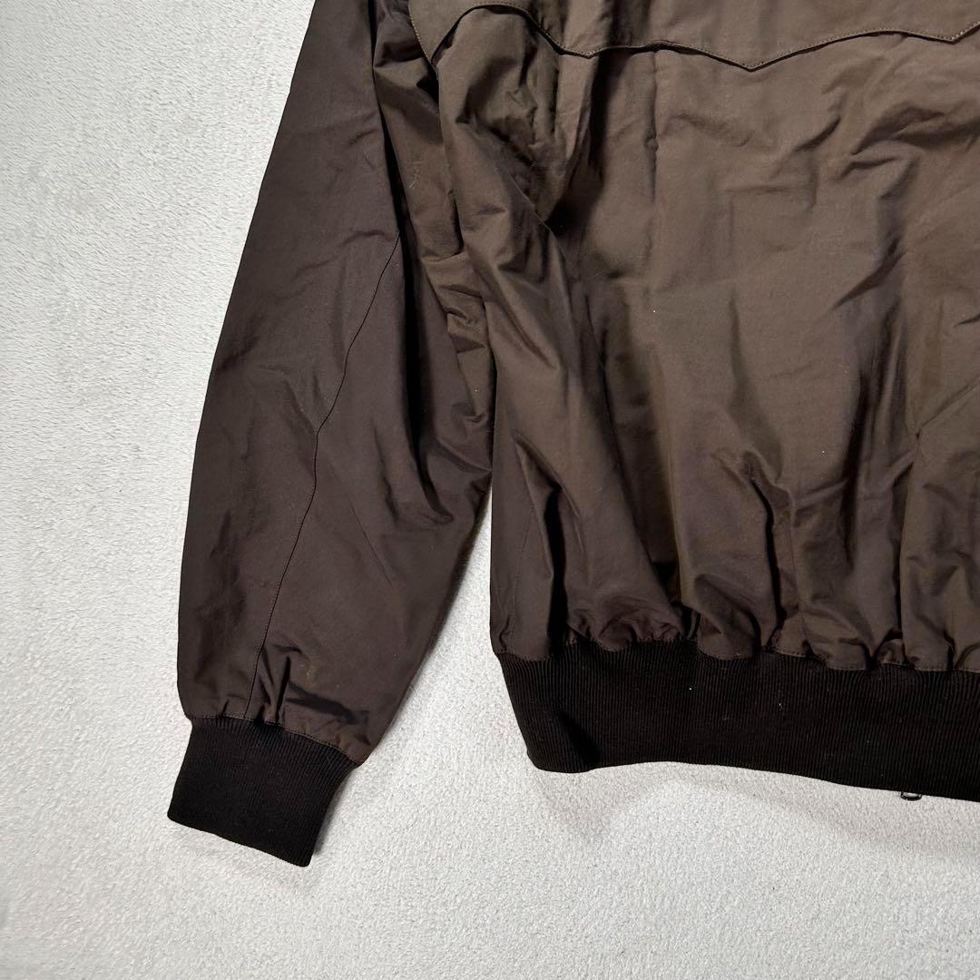 【BARACUTA】ハリントンジャケット　G9 首元ボタン付き　ブラウン　44