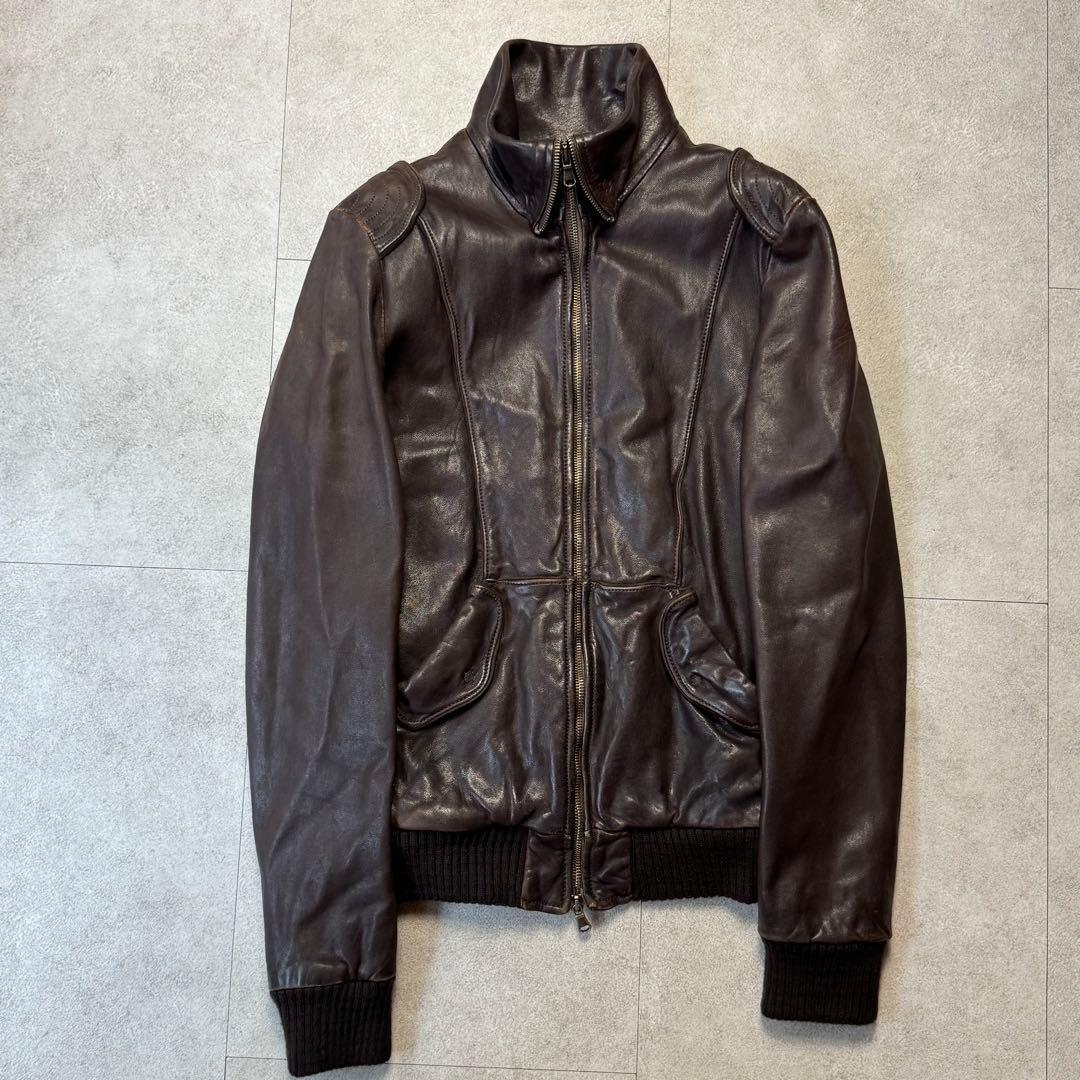 Giorgio Brato シングルライダース リアルレザー ジャケット