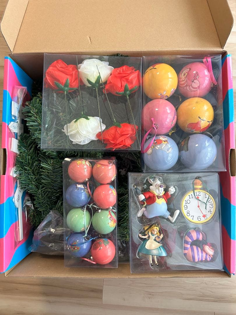 Francfranc 不思議の国のアリス限定オーナメント付きクリスマスツリー