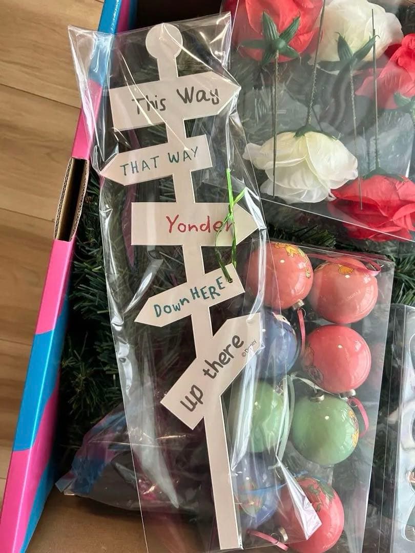 Francfranc 不思議の国のアリス限定オーナメント付きクリスマスツリー