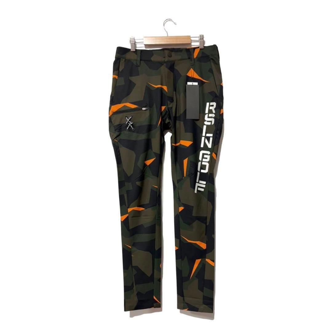 ラッセルノ ゴルフ ブランド ロゴ ストレッチ ロングパンツ カーキ L 5