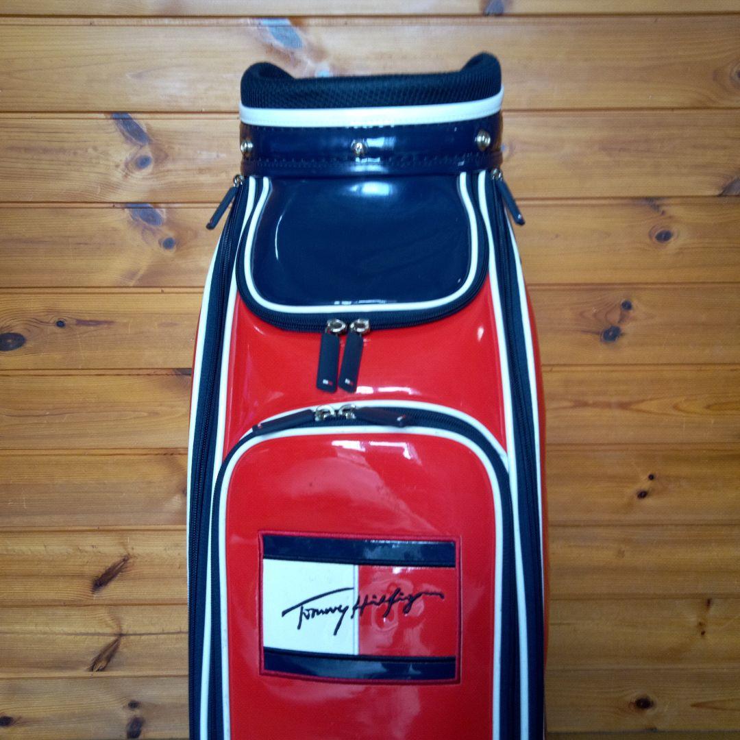 希少ロゴ トミーヒルフィガー キャディバッグ 2点式 ショルダー 9型
