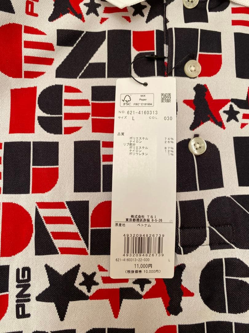 ゴルフウェア　ピン　セットアップ　L