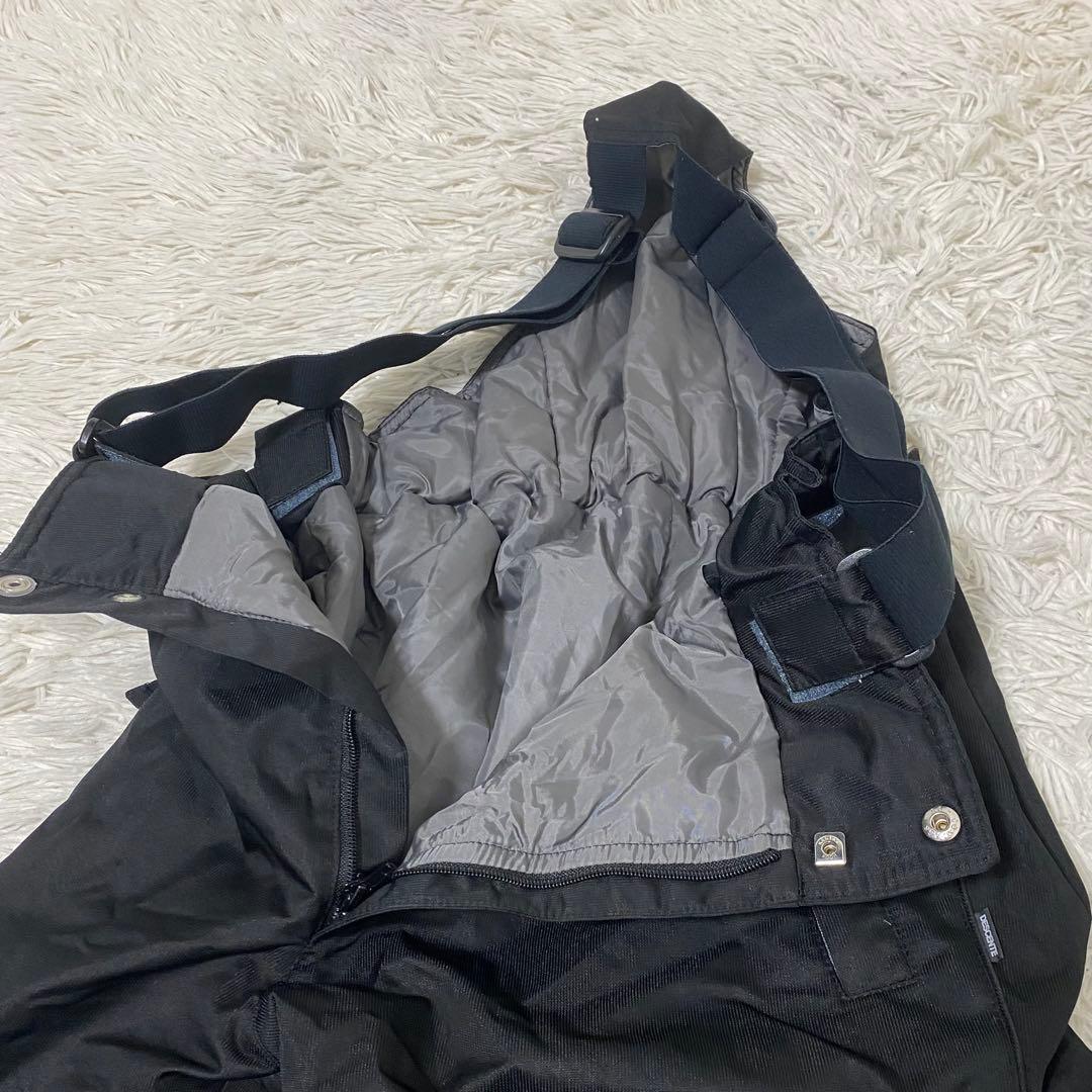 デサント スキーウェア 上下セット サイズM 洗える 人気 メンズ 赤黒