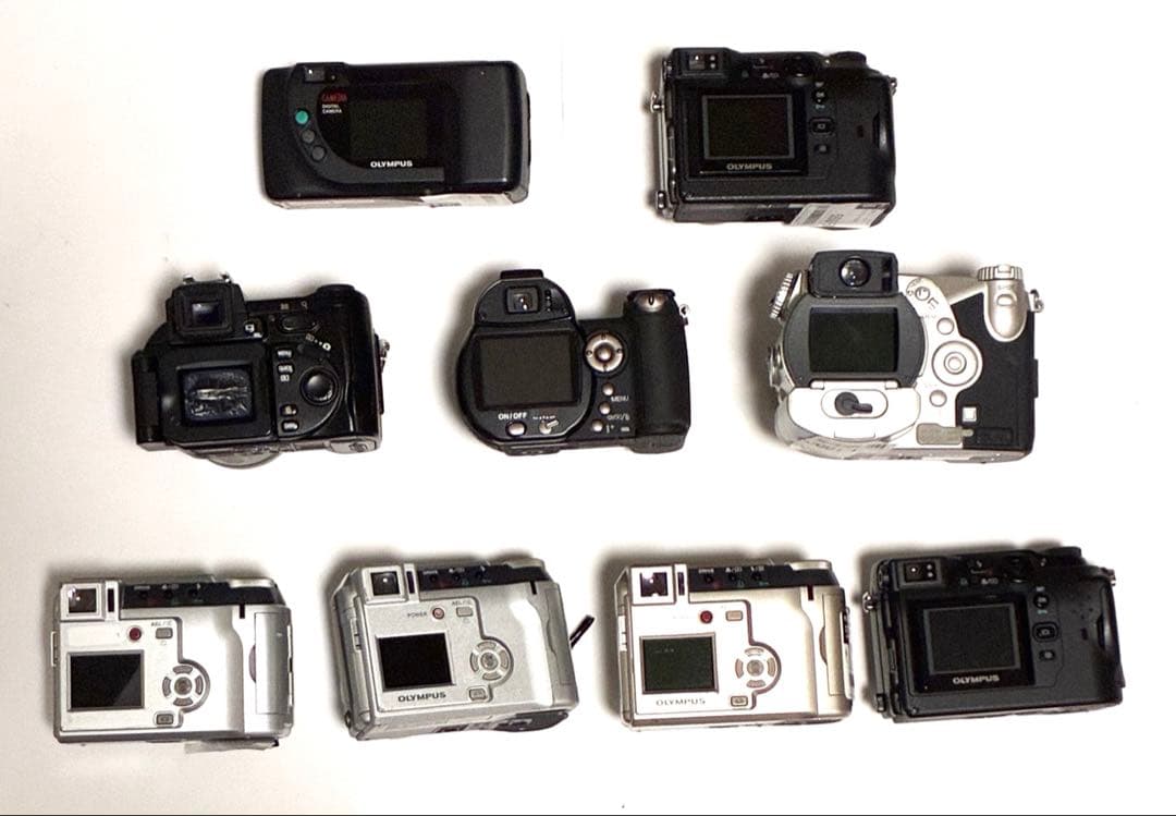 オリンパス／ミノルタ／Nikon　CAMEDIA含む　デジカメ 9台セット