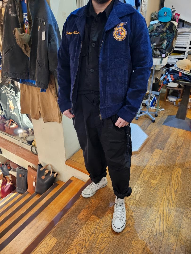 復刻】FFA コーデュロイジャケット NAVY○XXL（商品番号51058