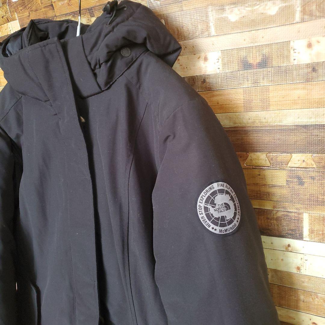 THE NORTH FACE フード付きモッズコート 黒