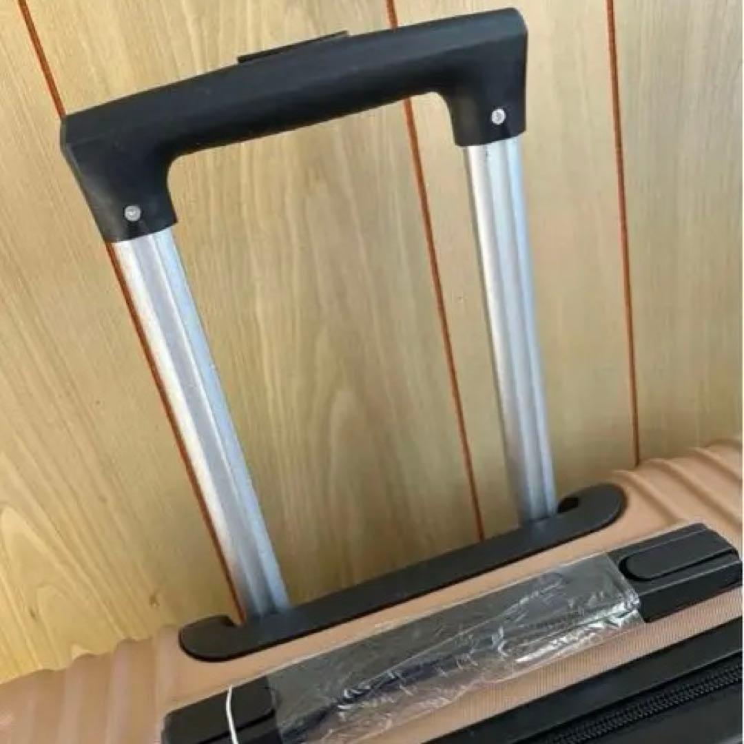 スーツケース キャリーケース 超軽 TSAロック搭載 L シャンパンゴールド