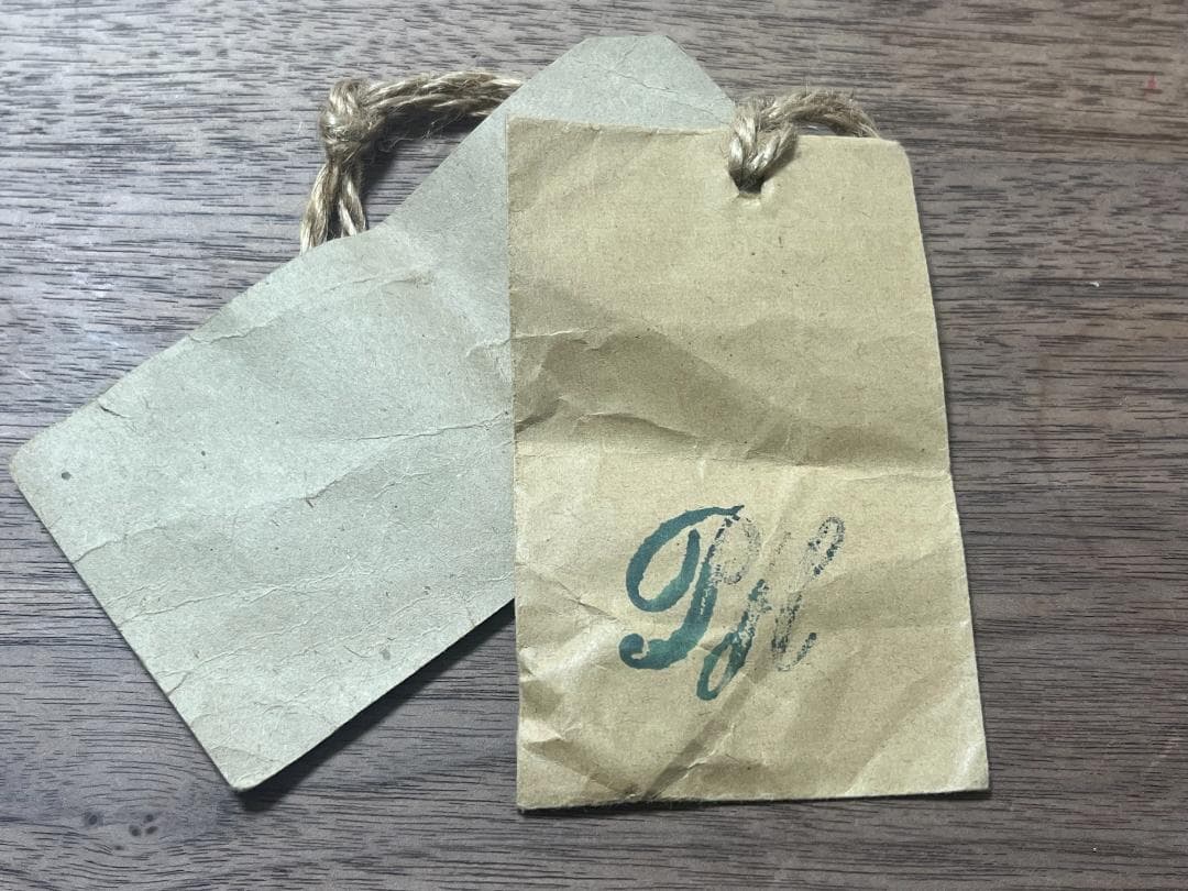 ポールハーデン★初期ロングコートＳ★ツイードモスグリーン　オリーブ