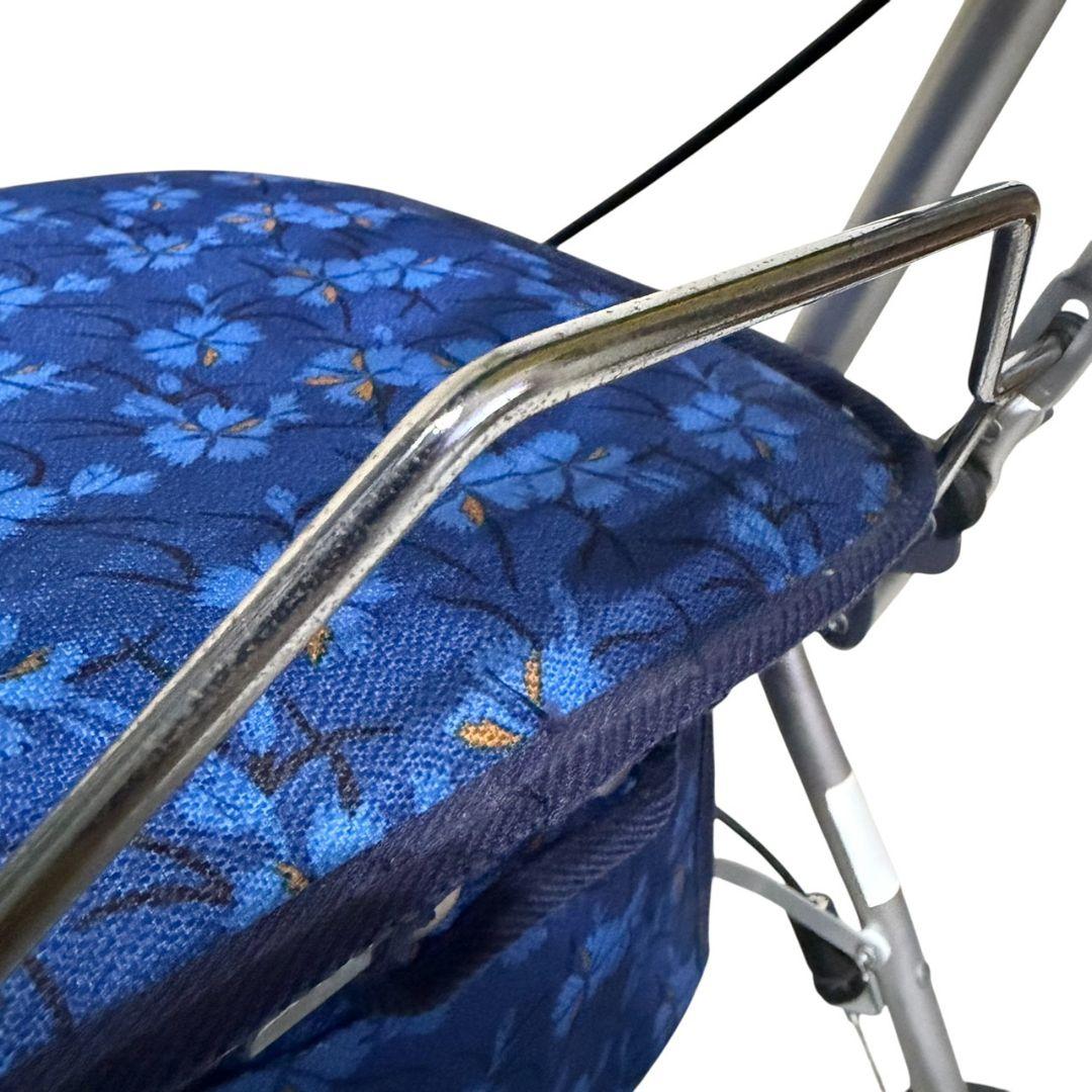 【須恵廣工業】美品　シルバーカー　スイートIII なでしこ紺