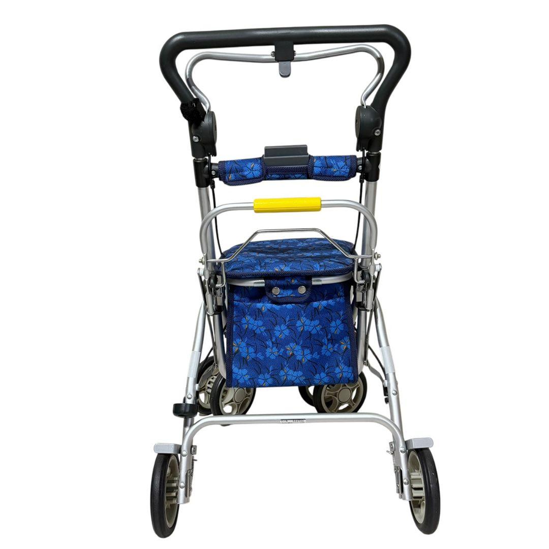 【須恵廣工業】美品　シルバーカー　スイートIII なでしこ紺