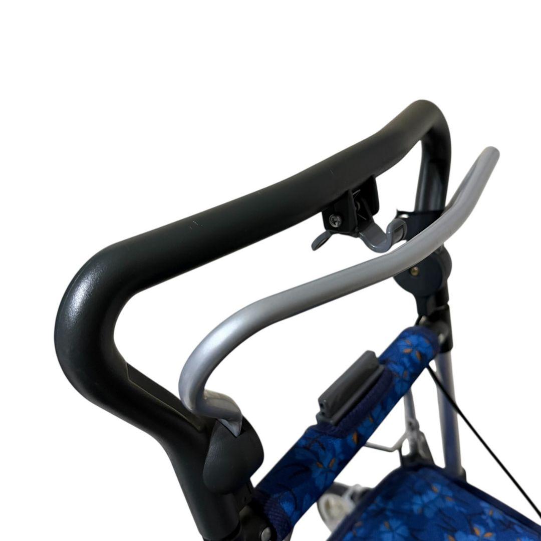 【須恵廣工業】美品　シルバーカー　スイートIII なでしこ紺