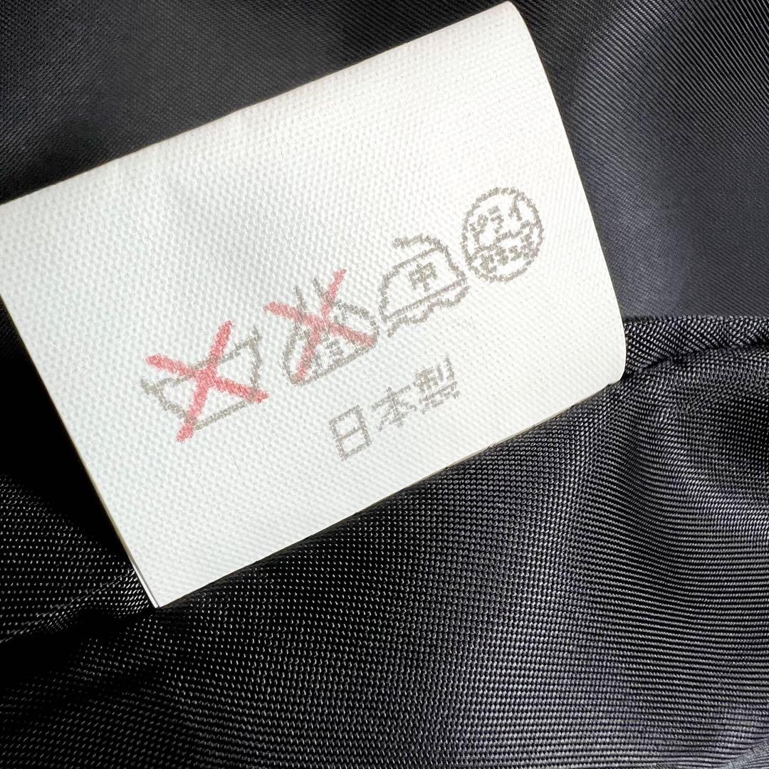 繊維の宝石 カシミヤ100% 丸襟コート ブラック XL相当 着用感のない美品