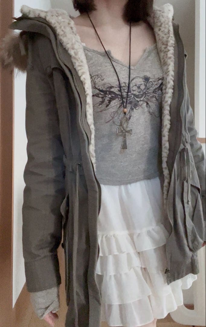 y2k フェアリーグランジ モッズコート ファー お兄系 マクブリング 平成