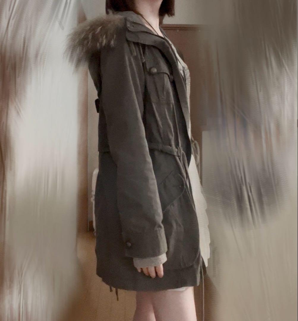 y2k フェアリーグランジ モッズコート ファー お兄系 マクブリング 平成