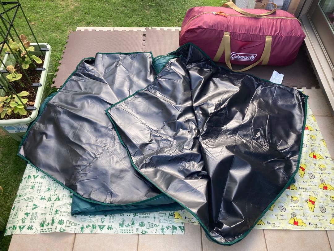 コールマン 2ルームテント ラウンドスクリーン2ルームハウス バーガンディ 綺麗