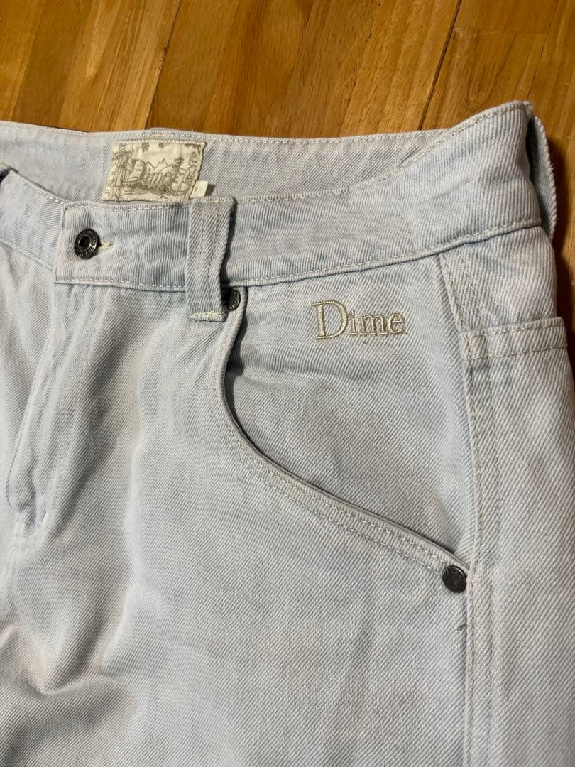 Dime ライトブルーデニム パンツ Sサイズ