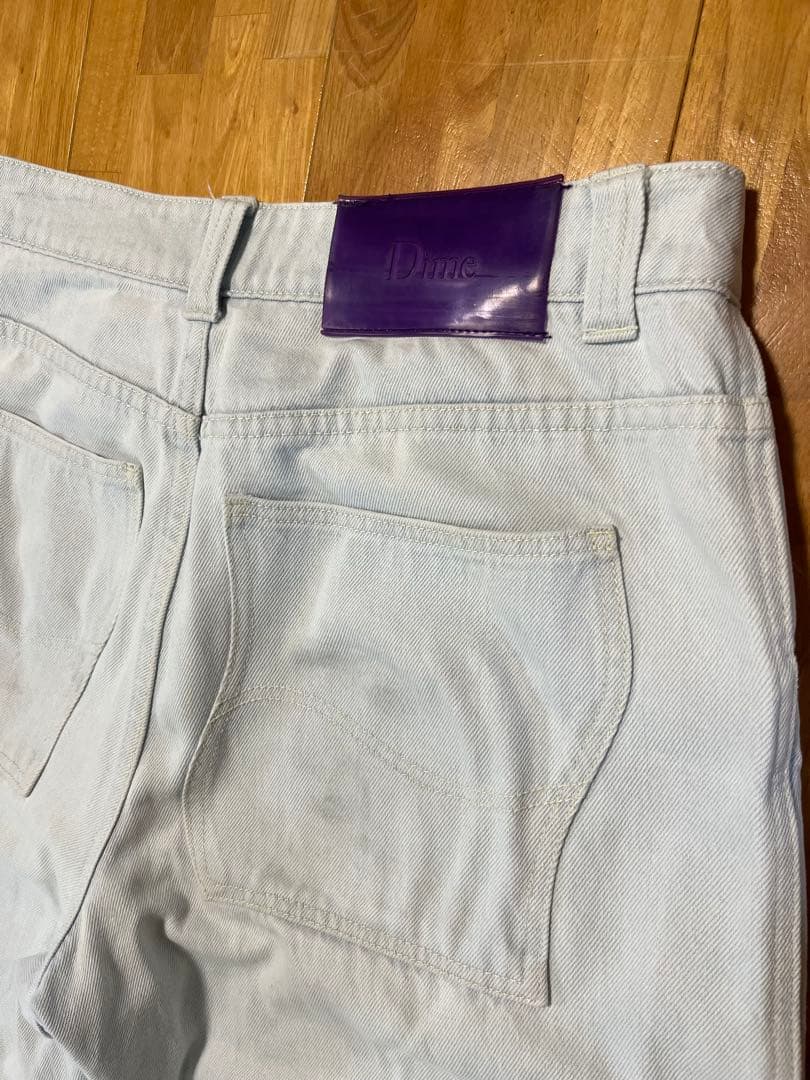 Dime ライトブルーデニム パンツ Sサイズ