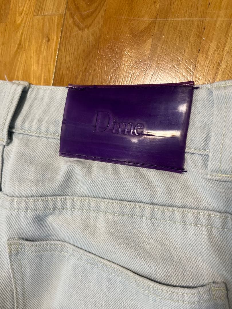 Dime ライトブルーデニム パンツ Sサイズ
