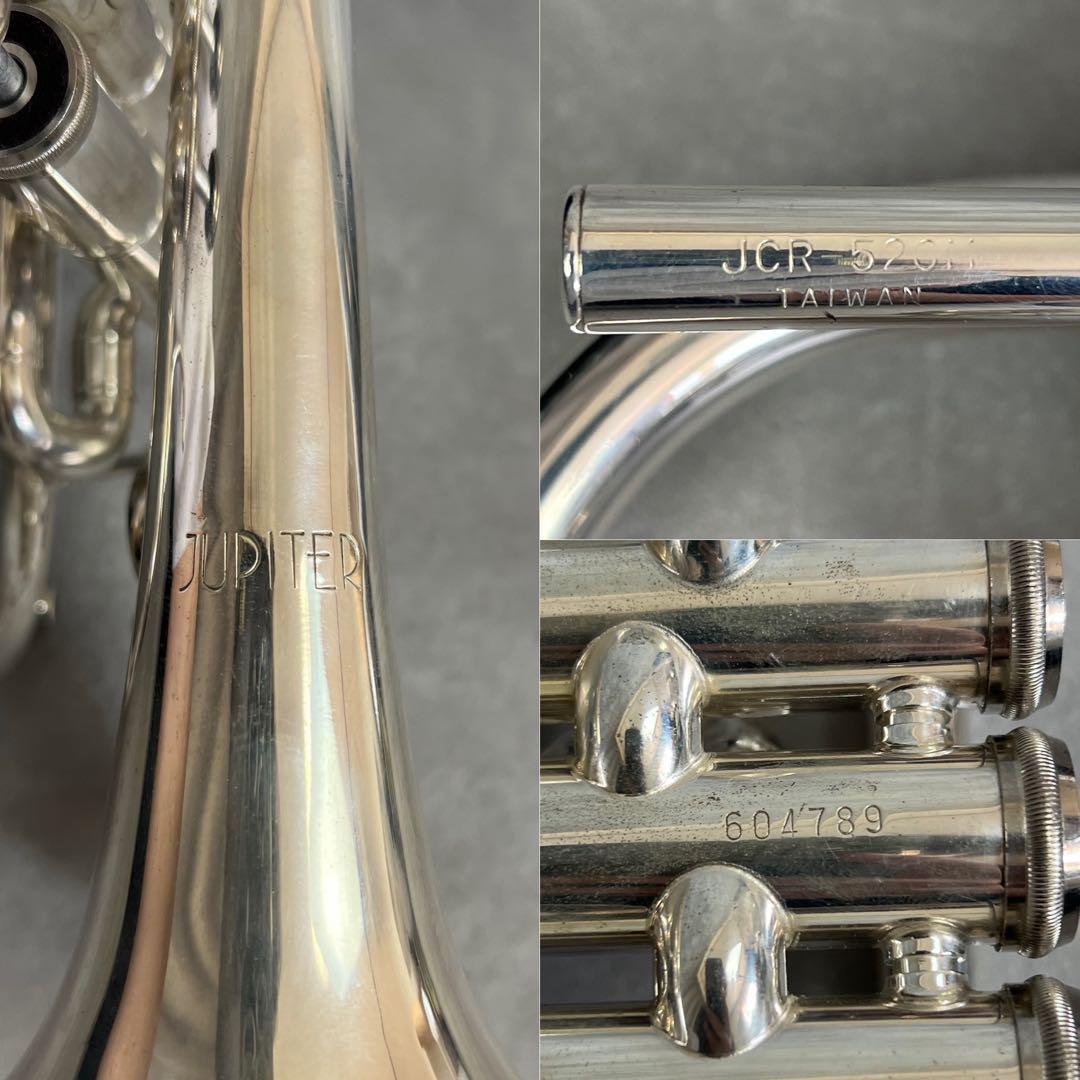人気　ジュピター　コルネット　JCR-520M　シルバー　初心者　金管　吹奏楽