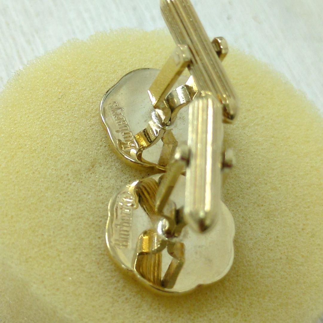 バーバリー 騎士 ネクタイピン カフリンクス セット ゴールドカラー