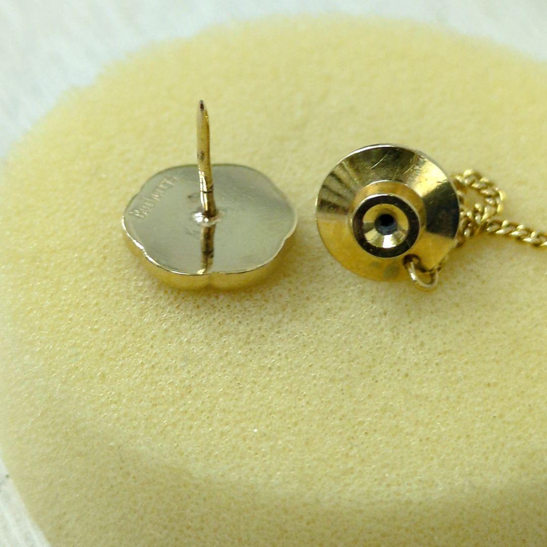 バーバリー 騎士 ネクタイピン カフリンクス セット ゴールドカラー