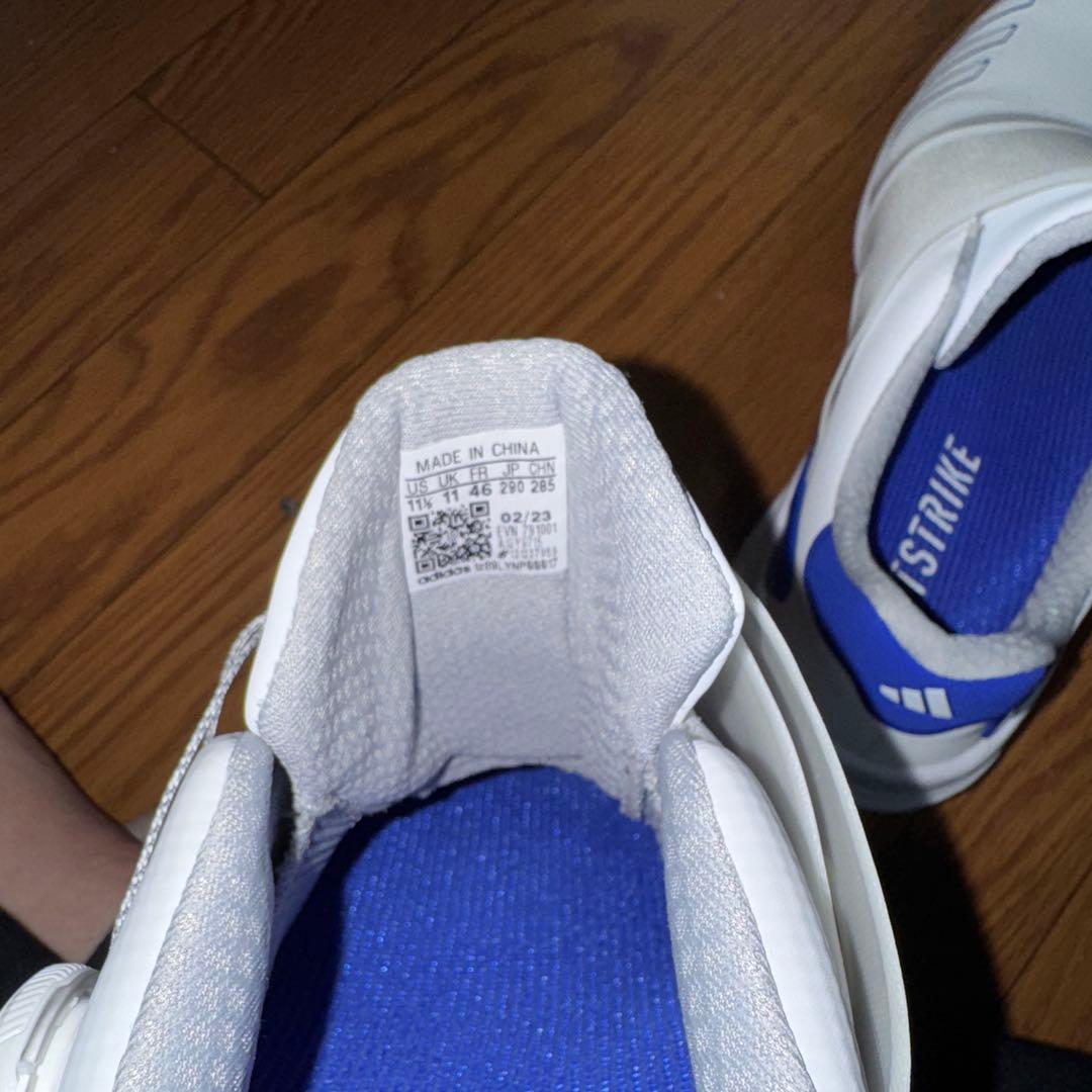 adidas LIGHTSTRIKE ゴルフシューズ ホワイト/ブルー希少29