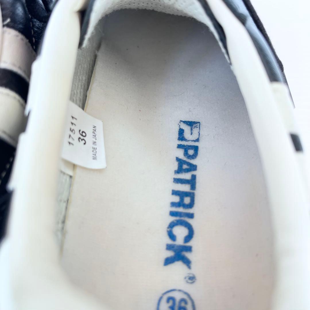 未使用級✨ PATRICK パトリック ネバダ2 スニーカー レザー 黒 23