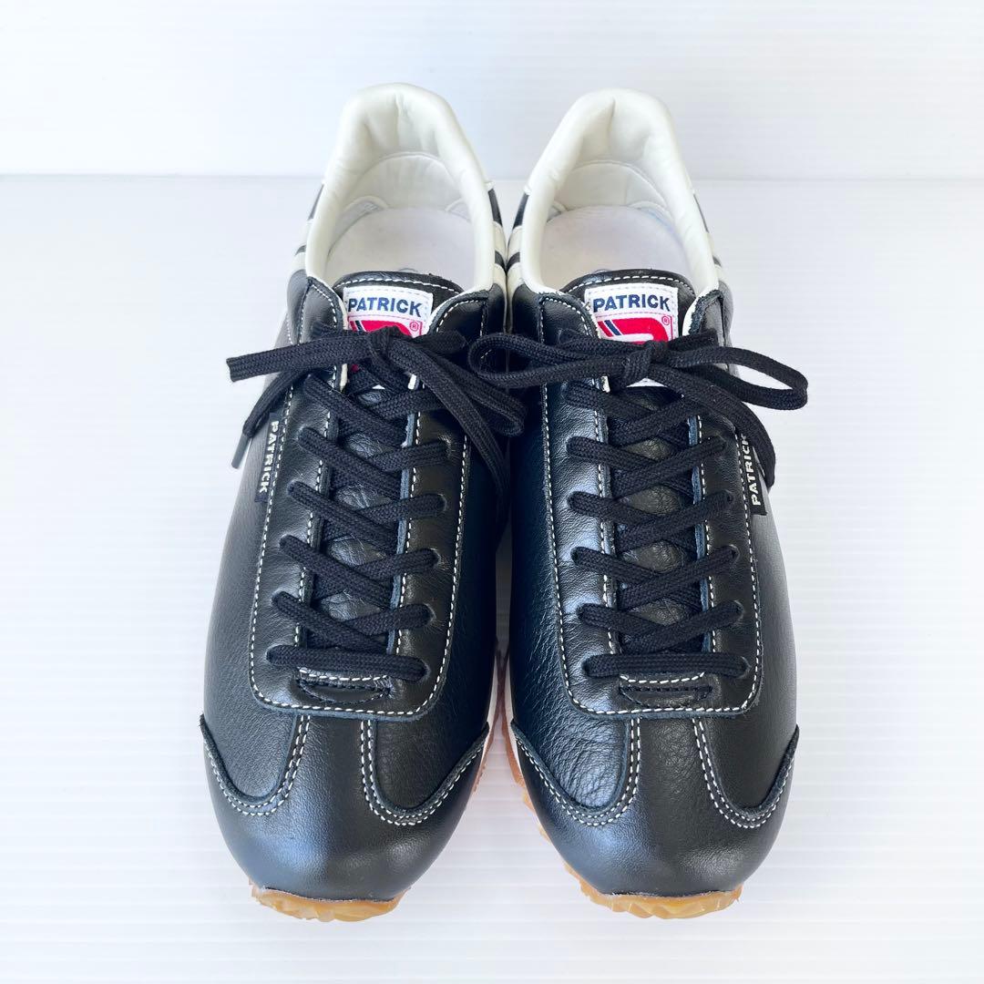 未使用級✨ PATRICK パトリック ネバダ2 スニーカー レザー 黒 23
