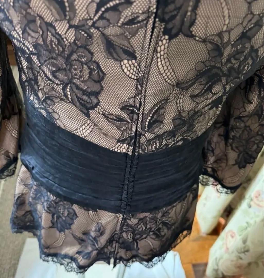 Tadashi shoji オフショルダーレーストップス J024