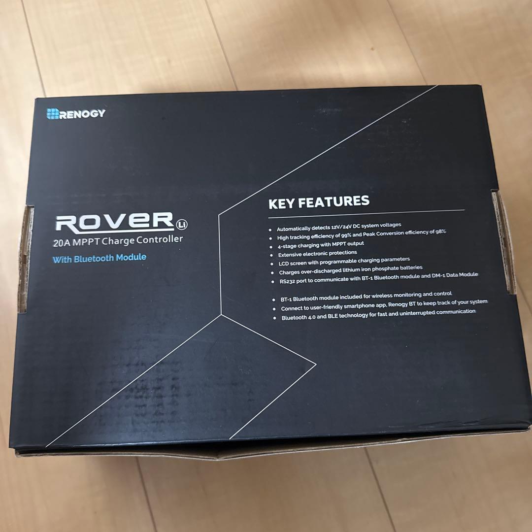 アクセサリー RENOGY ROVER 20A MPPT Charge Controller