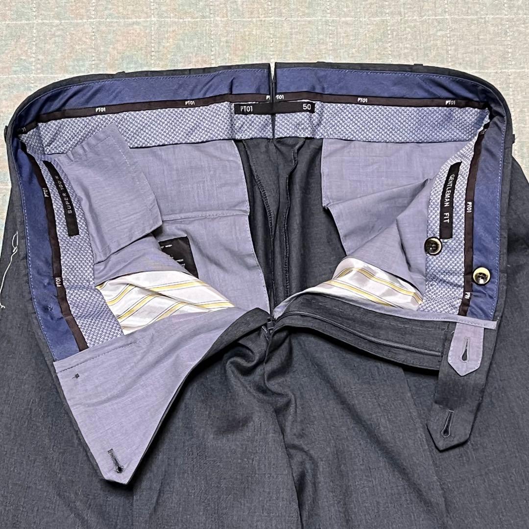 PT01 ジェントルマンフィット 50 グレー ハンガー付き