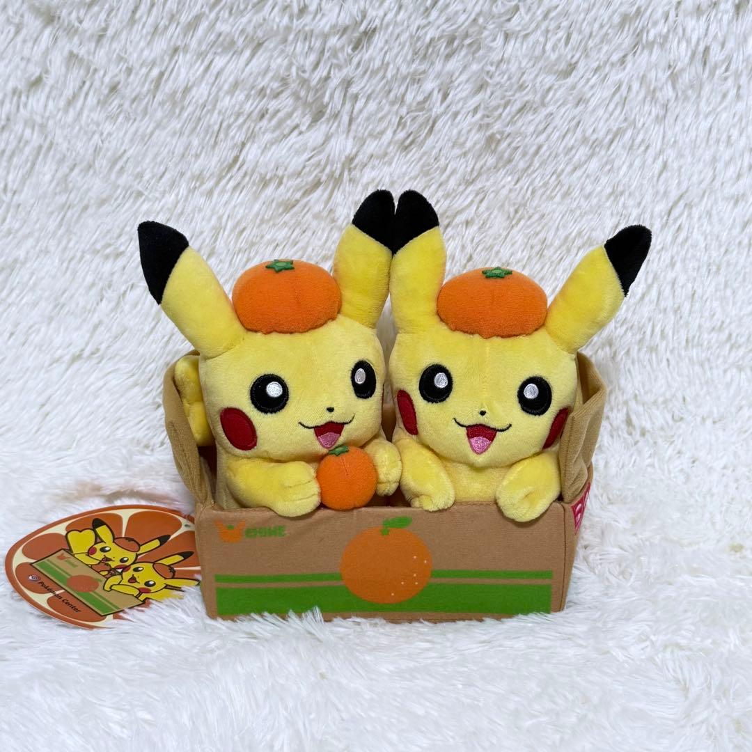 ✨️タグ付美品】ポケモンストア 愛媛 ペアピカチュウ えひめみかん