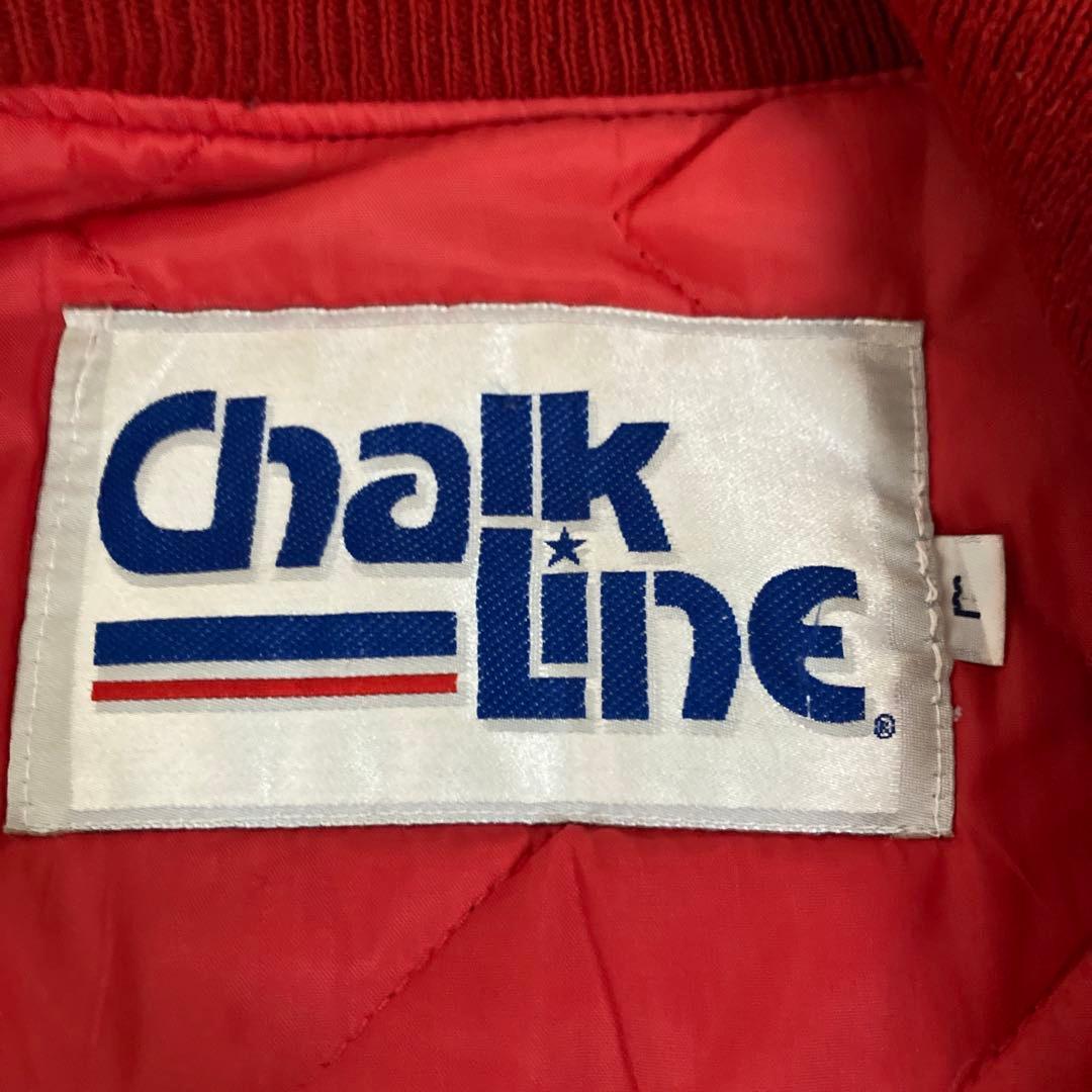 90 Chalk Line USA ウール×レザー スタジャン　アメフト