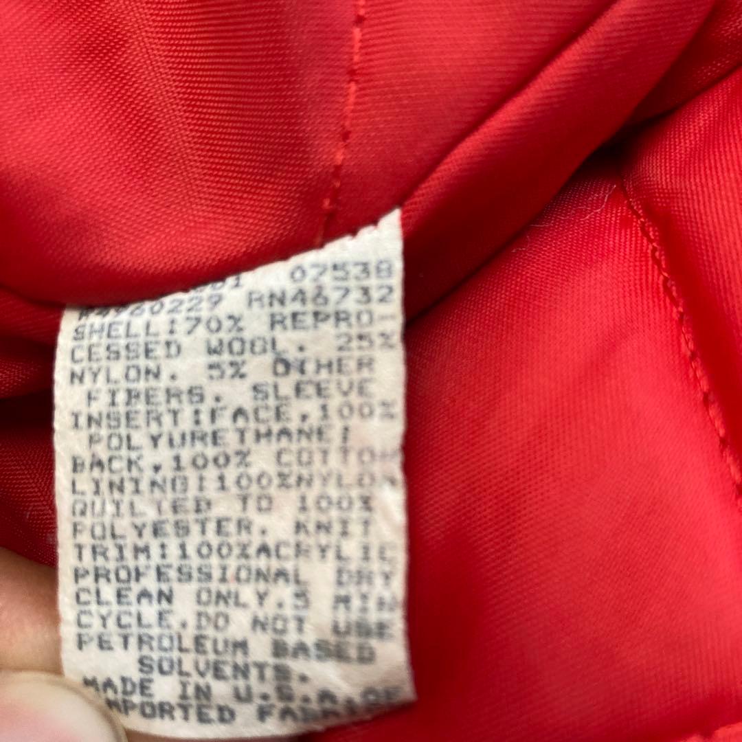 90 Chalk Line USA ウール×レザー スタジャン　アメフト