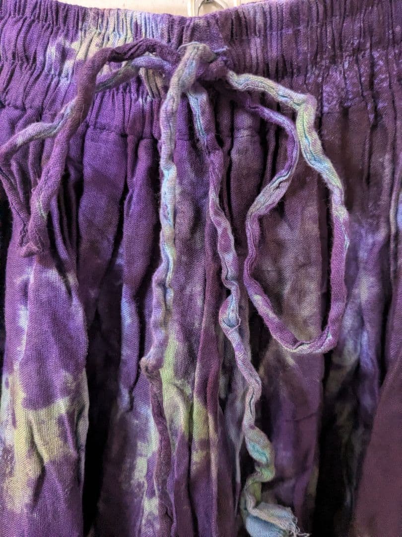 ベリーダンス　ジプシー トライバル衣装チョリセット　25ヤードスカート　青紫