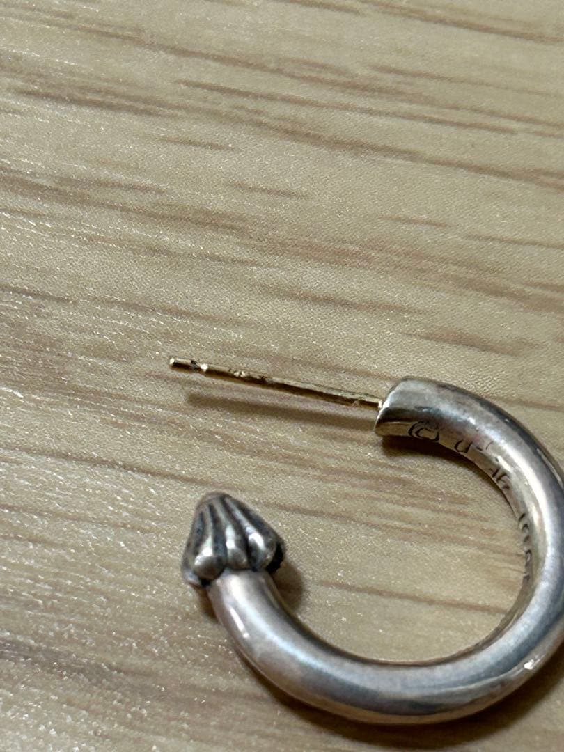 シルバー925 フープピアス 片耳用