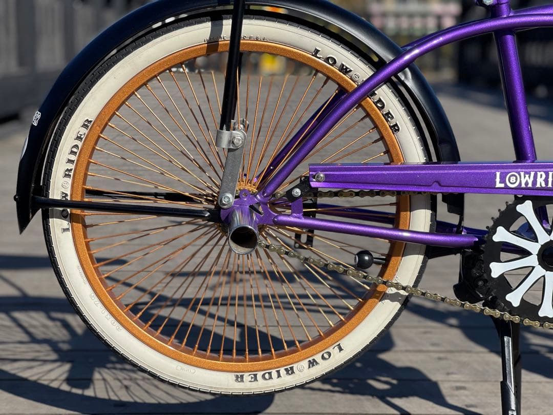 20インチ ローチャリ ローライダー lowrider 紫 ムラサキ ビークル