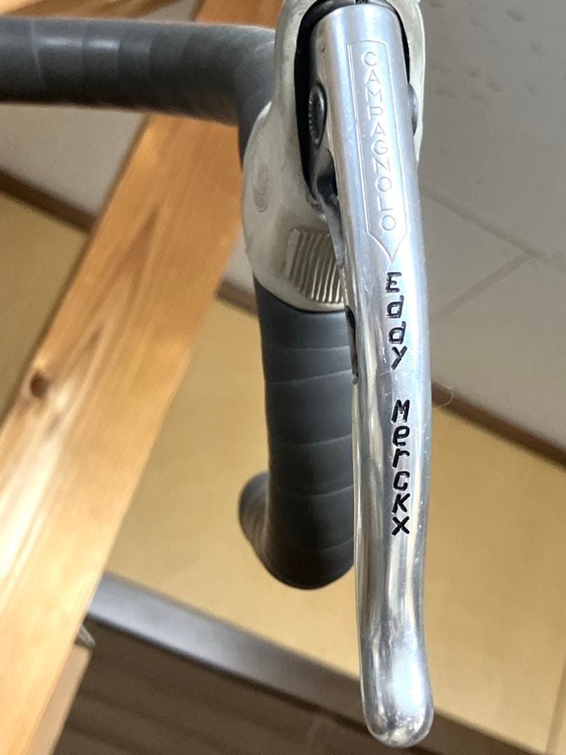 オークションEDDY MERCKXシルバー1980年代 ロードレーサー クロモリ